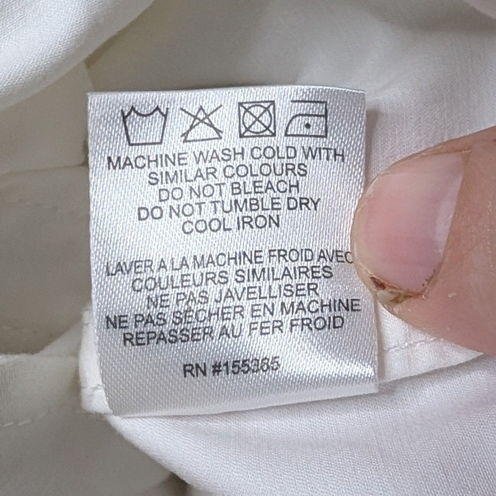 Divine Heritage White Cotton Moto Jacket Belted Cropped Biker Women's M - Picture 6 of 7